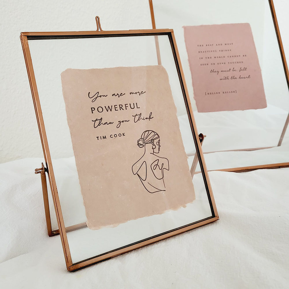 Cadeau kaart POWERFUL van paper baristas - Afbeelding 2