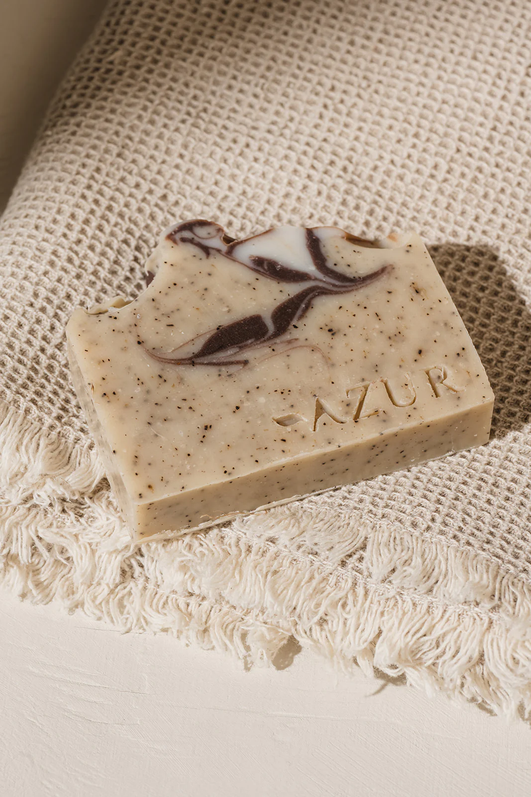 Azur COFFEE COMFORT, natuurlijke scrub zeep/bar, handgemaakt