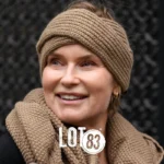 lot83 haarband maud taupe ( tweezijdig draagbaar!)